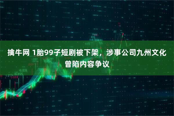擒牛网 1胎99子短剧被下架，涉事公司九州文化曾陷内容争议